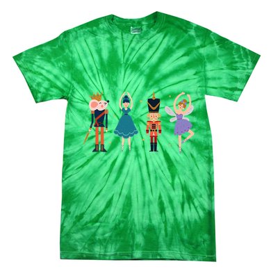 Christmas Nutcracker Ballet Nutcracker Tie-Dye T-Shirt
