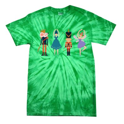 Christmas Nutcracker Ballet Nutcracker Tie-Dye T-Shirt