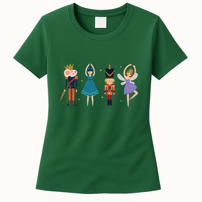 Christmas Nutcracker Ballet Nutcracker Womens T-Shirt