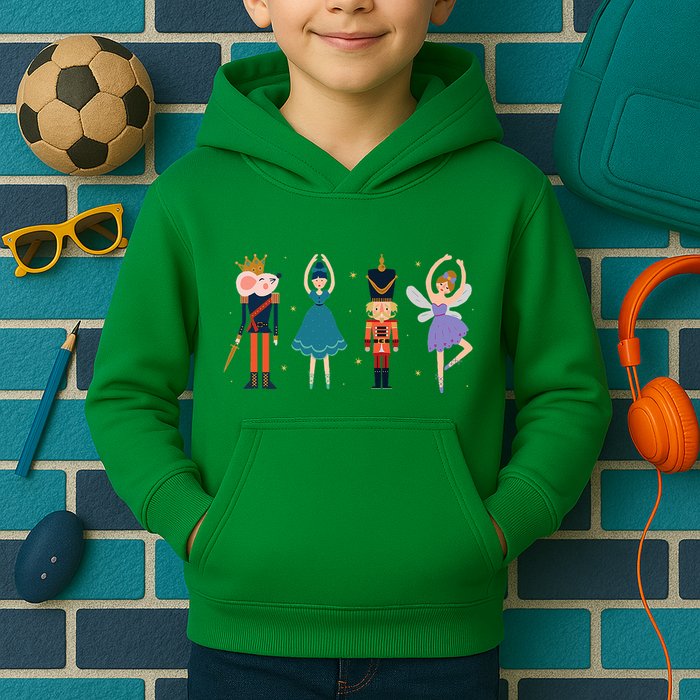 Christmas Nutcracker Ballet Nutcracker Kids Hoodie