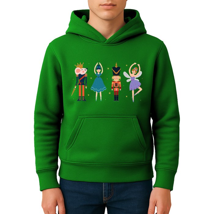 Christmas Nutcracker Ballet Nutcracker Kids Hoodie