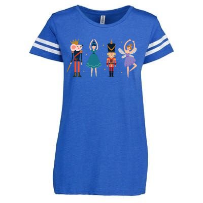 Christmas Nutcracker Ballet Nutcracker Enza Ladies Jersey Football T-Shirt