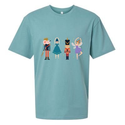 Christmas Nutcracker Ballet Nutcracker Sueded Cloud Jersey T-Shirt