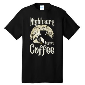 Cute Nightmare Before Coffee Halloween Funny Mug Gift Tall T-Shirt