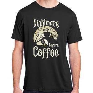 Cute Nightmare Before Coffee Halloween Funny Mug Gift Adult ChromaSoft Performance T-Shirt