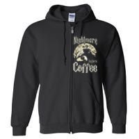 Cute Nightmare Before Coffee Halloween Funny Mug Gift Full Zip Hoodie