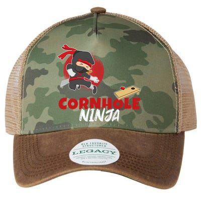 Cornhole Ninja Boy Cornhole Legacy Tie Dye Trucker Hat