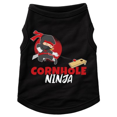 Cornhole Ninja Boy Cornhole Doggie Tank