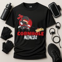 Cornhole Ninja Boy Cornhole Performance Shirt