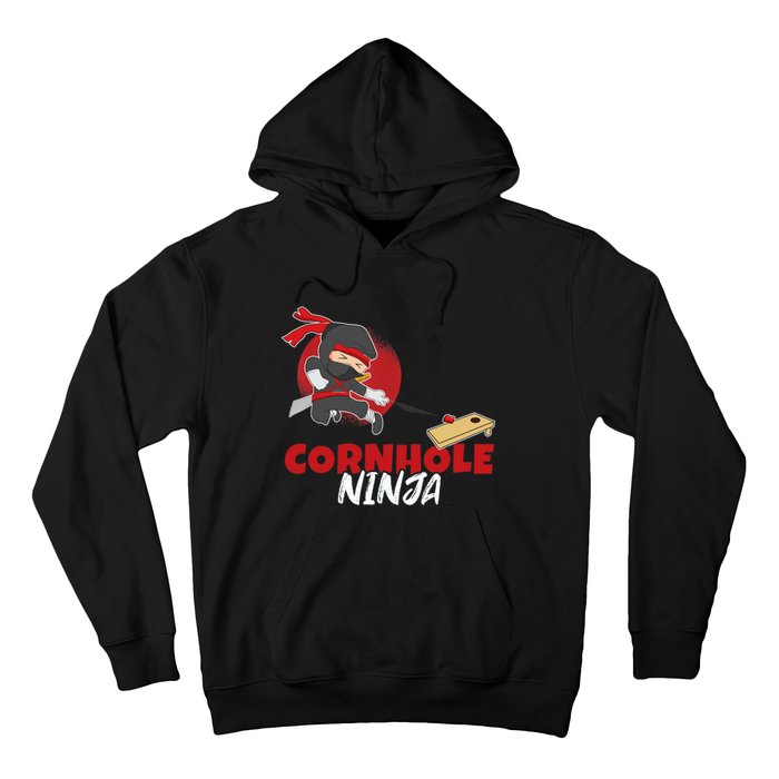 Cornhole Ninja Boy Cornhole Hoodie