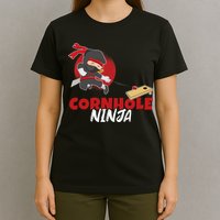 Cornhole Ninja Boy Cornhole T-Shirt