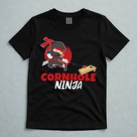Cornhole Ninja Boy Cornhole T-Shirt