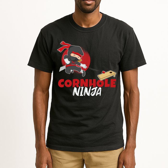 Cornhole Ninja Boy Cornhole Tall T-Shirt
