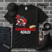 Cornhole Ninja Boy Cornhole Tall T-Shirt