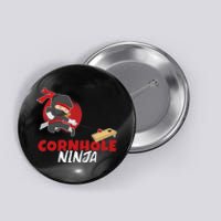 Cornhole Ninja Boy Cornhole Button