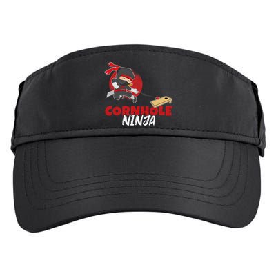Cornhole Ninja Boy Cornhole Adult Drive Performance Visor