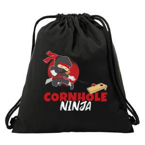 Cornhole Ninja Boy Cornhole Drawstring Bag