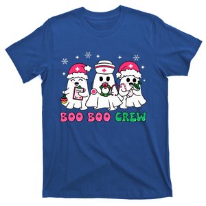 Christmas Nurse Boo Boo Crew Ghost Santa Xmas Nursing T-Shirt