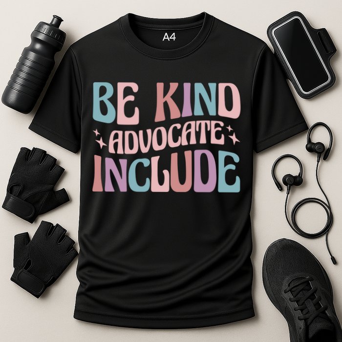 Celebrate Neurodiversity Be Kind Advocate Include Gift Cooling Performance Crew T-Shirt