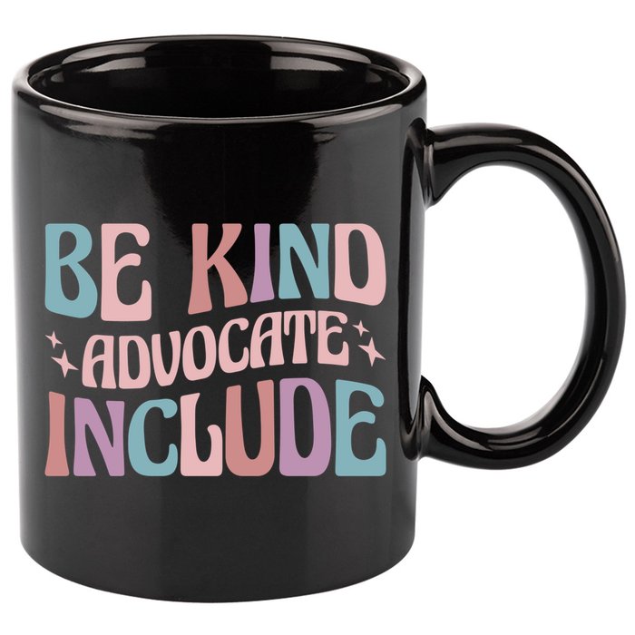 Celebrate Neurodiversity Be Kind Advocate Include Gift 11oz C Handle Ceramic Mug