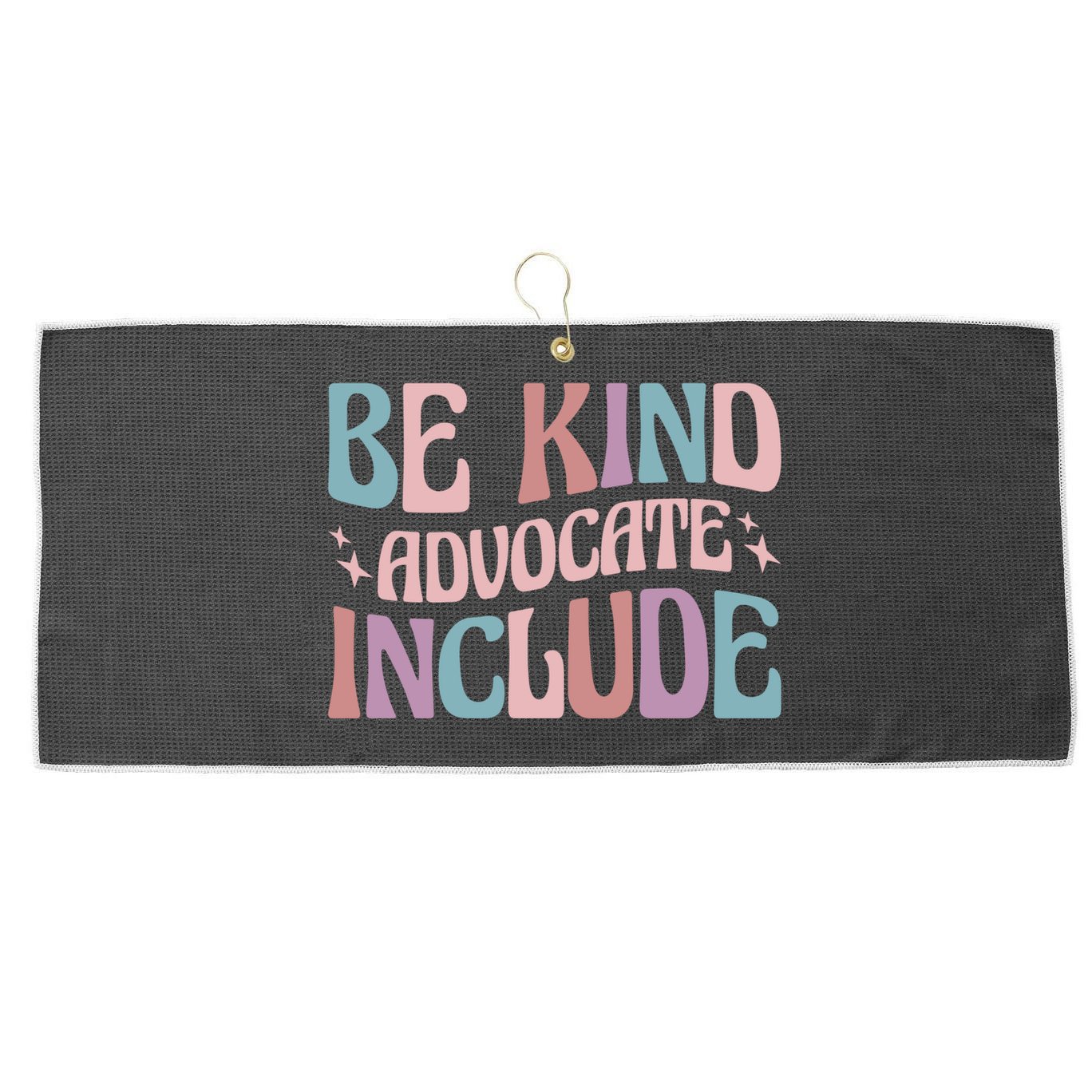 Celebrate Neurodiversity Be Kind Advocate Include Gift Large Microfiber Waffle Golf Towel