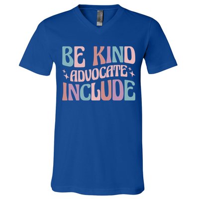 Celebrate Neurodiversity Be Kind Advocate Include Gift V-Neck T-Shirt