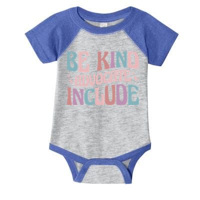 Celebrate Neurodiversity Be Kind Advocate Include Gift Infant Baby Jersey Bodysuit
