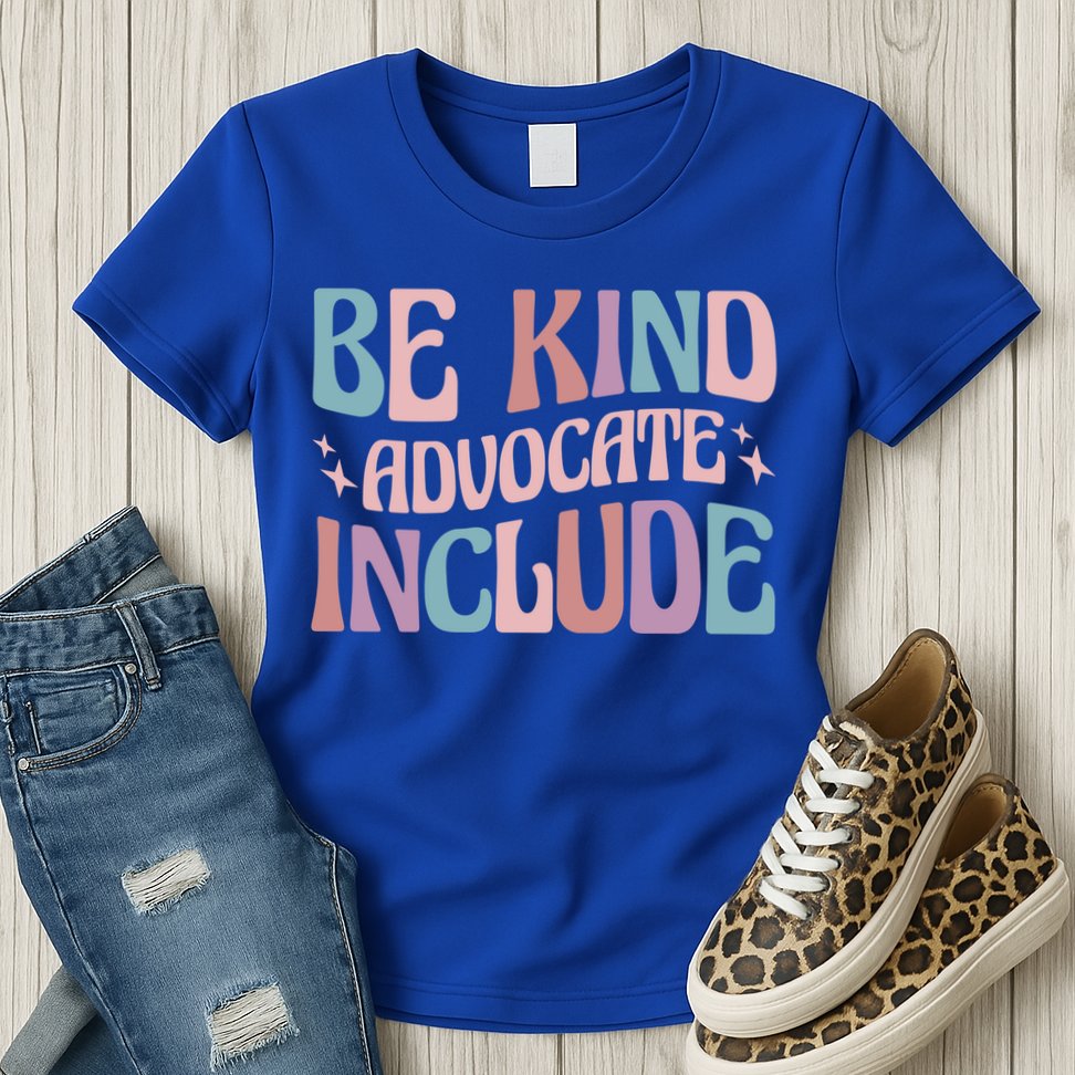 Celebrate Neurodiversity Be Kind Advocate Include Gift Womens T-Shirt