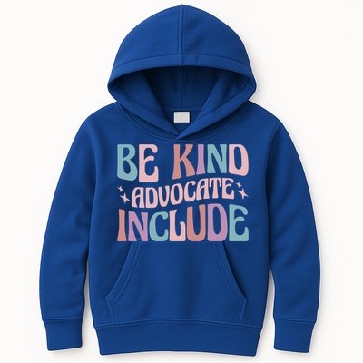 Celebrate Neurodiversity Be Kind Advocate Include Gift Kids Hoodie