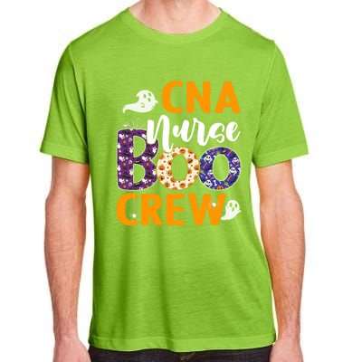 Cna Nurse Boo Crew Scary Nurse Halloween Ghost Spider Funny Gift Adult ChromaSoft Performance T-Shirt