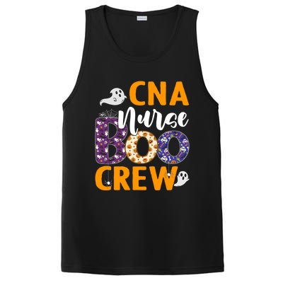 Cna Nurse Boo Crew Scary Nurse Halloween Ghost Spider Funny Gift PosiCharge Competitor Tank