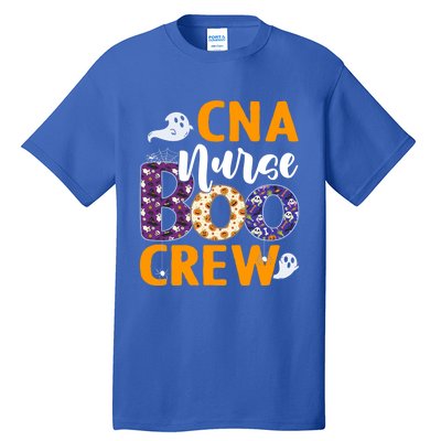 Cna Nurse Boo Crew Scary Nurse Halloween Ghost Spider Funny Gift Tall T-Shirt