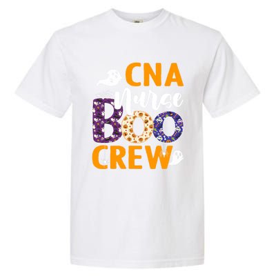 Cna Nurse Boo Crew Scary Nurse Halloween Ghost Spider Funny Gift Garment-Dyed Heavyweight T-Shirt