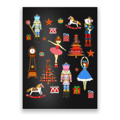 Christmas Nutcracker Ballet Xmas Pjs For Poster