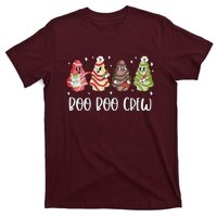 Christmas Nurse Boo Boo Crew Tree Cake Xmas Nursing T-Shirt