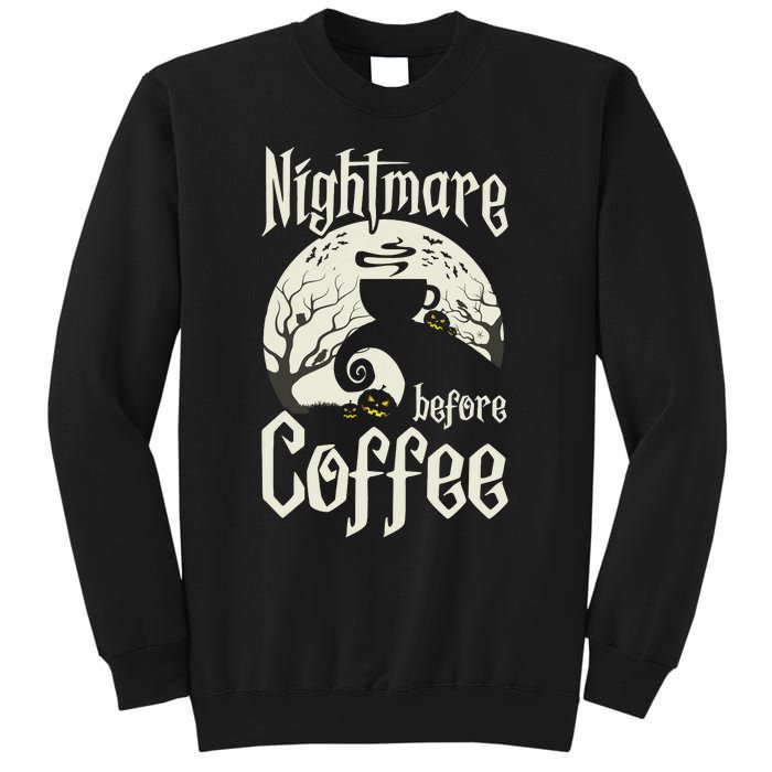 Cute Nightmare Before Coffee Halloween Funny Mug Gift Sweatshirt