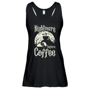 Cute Nightmare Before Coffee Halloween Funny Mug Gift Ladies Essential Flowy Tank