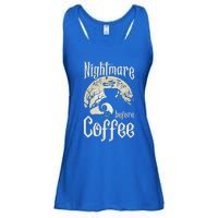 Cute Nightmare Before Coffee Halloween Funny Mug Gift Ladies Essential Flowy Tank