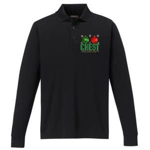 Chest Nuts Chestnuts Christmas Ornats Xmas Cool Gift Performance Long Sleeve Polo