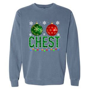 Chest Nuts Chestnuts Christmas Ornats Xmas Cool Gift Garment-Dyed Sweatshirt