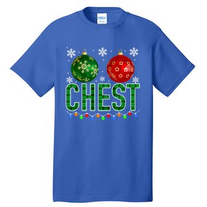 Chest Nuts Chestnuts Christmas Ornats Xmas Cool Gift Tall T-Shirt