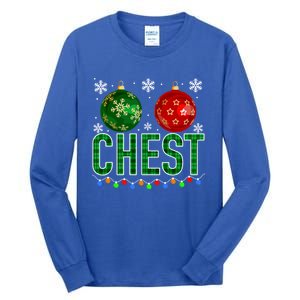 Chest Nuts Chestnuts Christmas Ornats Xmas Cool Gift Tall Long Sleeve T-Shirt