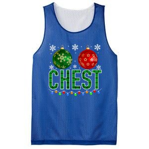 Chest Nuts Chestnuts Christmas Ornats Xmas Cool Gift Mesh Reversible Basketball Jersey Tank