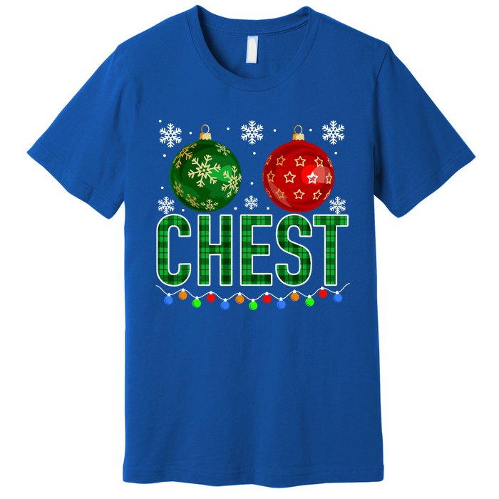 Chest Nuts Chestnuts Christmas Ornats Xmas Cool Gift Premium T-Shirt