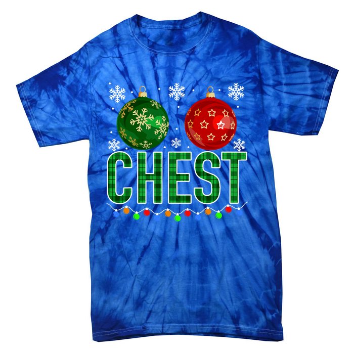 Chest Nuts Chestnuts Christmas Ornats Xmas Cool Gift Tie-Dye T-Shirt