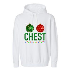 Chest Nuts Chestnuts Christmas Ornats Xmas Cool Gift Garment-Dyed Fleece Hoodie