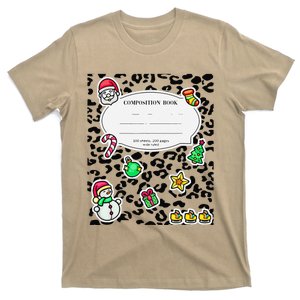 Composition Notebook Costume Matching Group Xmas T-Shirt