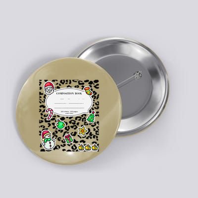 Composition Notebook Costume Matching Group Xmas Button