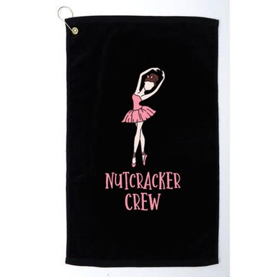 Cute Nutcracker Crew Ballet Dance Play Platinum Collection Golf Towel