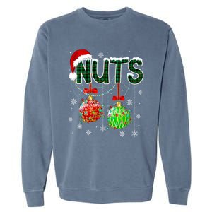 Chest Nuts Chestnuts Christmas Ornats Xmas Cute Gift Garment-Dyed Sweatshirt